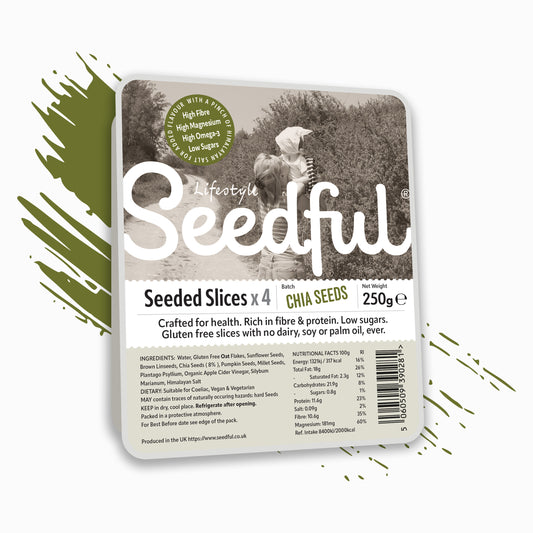 1 x 250g SEEDFUL Slices with Chia ( 4 Slices Each Pack )