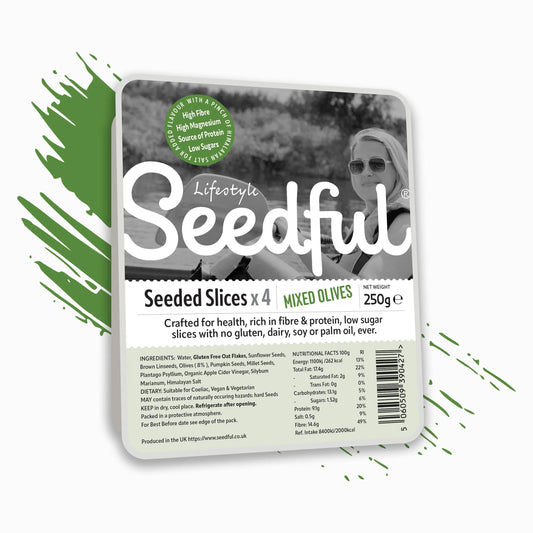 1 x 250g SEEDFUL Slices with Olives ( 4 Slices Each Pack )