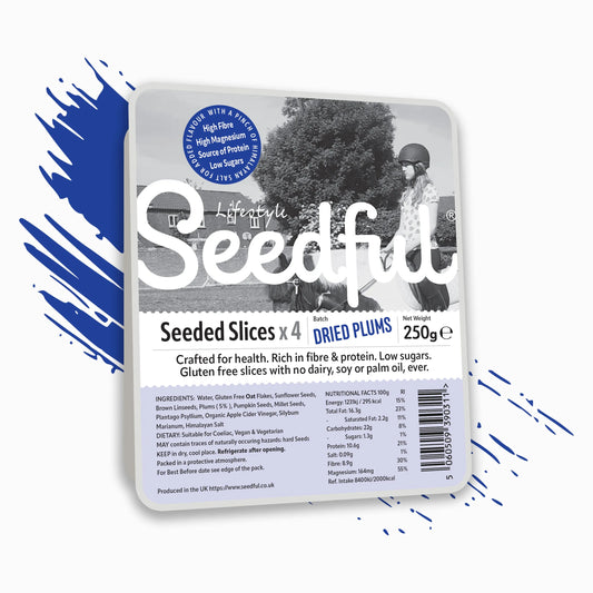 1 x 275g SEEDFUL Slices with Dried Plums ( 4 Slices Each Pack )