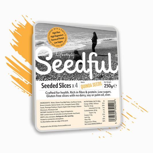 1 x 250g SEEDFUL Slices with Quinoa ( 4 Slices Each Pack )