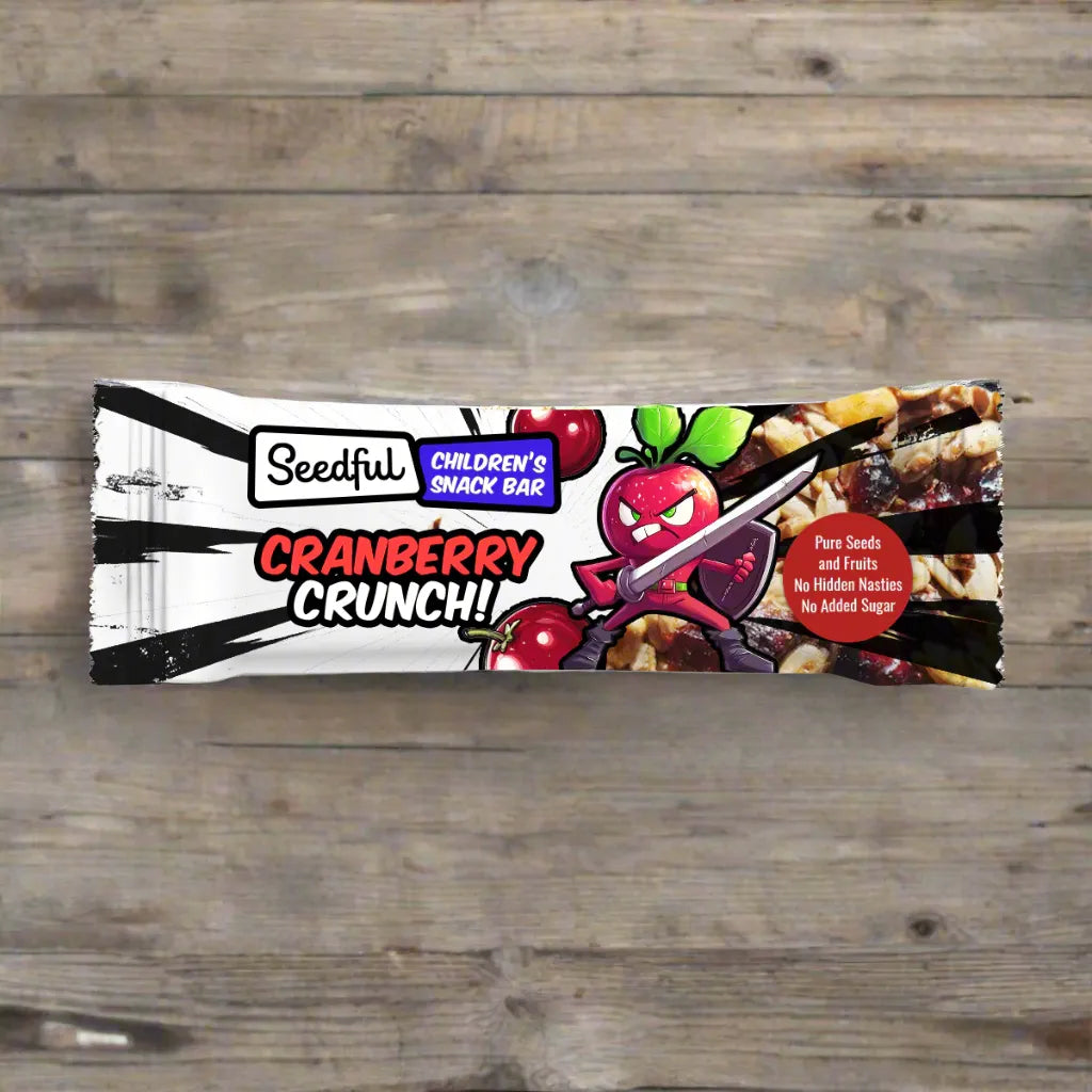 SEEDFUL Cranberry Crunch Bar 40g ( Children's Snack Bar )