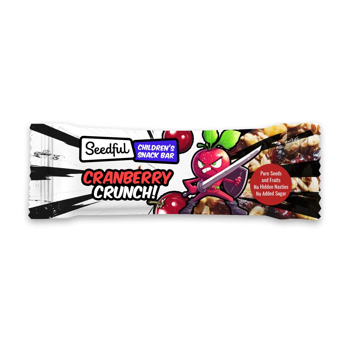 SEEDFUL Cranberry Crunch Bar 40g ( Children's Snack Bar )