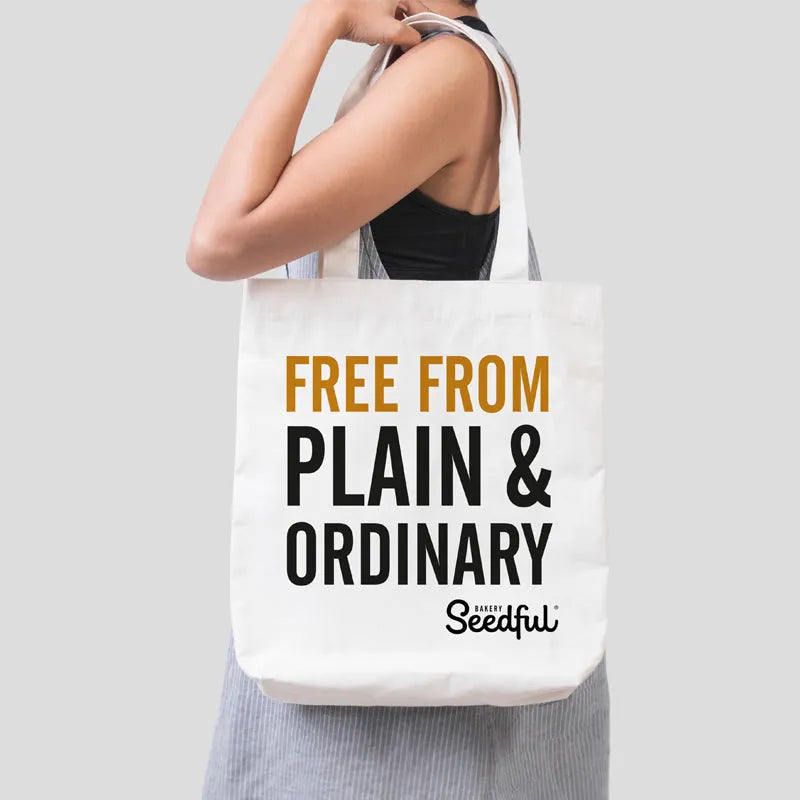 3 x SEEDFUL FREE FROM Plain & Ordinary Bag
